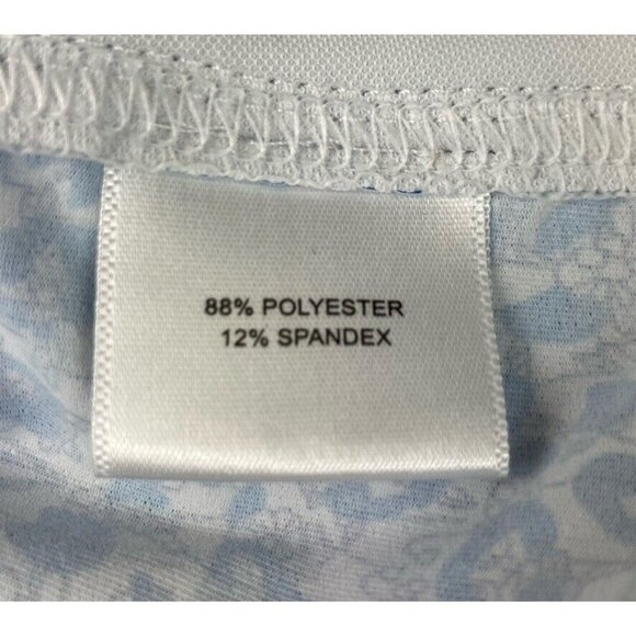 *Peter Millar Womens Sun Rashguard Swim Surf Top Size M Long Sleeve 1/4 Zip Blue - Picture 4 of 6